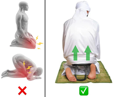Prayer Comfort Seat™ – Sujood Without Pain